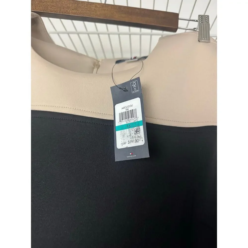 Tommy Hilfiger Colorblocked Jersey Dress Size 16 - Picture 11 of 11
